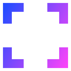Select Frame Icon from Sharp Gradient Set