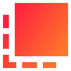 Select Front Icon from Sharp Gradient Set