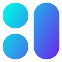 Dashboard Circle Vertical Pill 1 Icon from Sharp Gradient Set