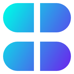 Dashboard Horizontal Pills Half Icon from Sharp Gradient Set