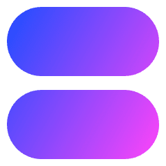 Dashboard Horizontal Pills Icon from Sharp Gradient Set