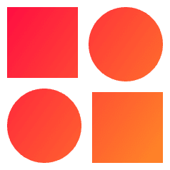 Dashboard Mix Circle Square 2 Icon from Sharp Gradient Set