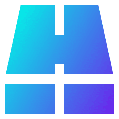 Binoculars Icon from Sharp Gradient Set