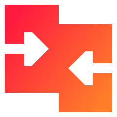 Compare Arrow Icon from Sharp Gradient Set