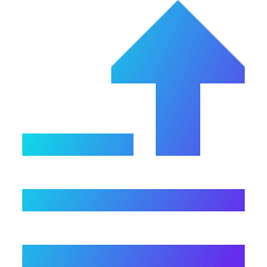 Deploy Rules Icon from Sharp Gradient Set