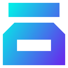 Ink Bottle Icon from Sharp Gradient Set
