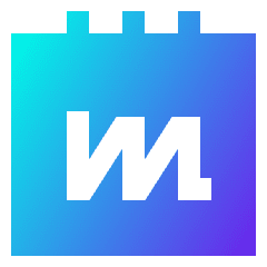 Notepad Sketchpad Icon from Sharp Gradient Set