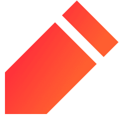 Pencil Icon from Sharp Gradient Set