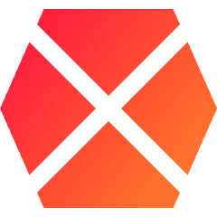 Polygon Frame Icon from Sharp Gradient Set