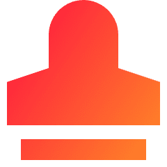 Stamp Icon from Sharp Gradient Set