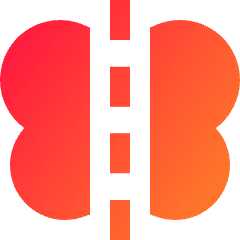 Symmetry Mirror 1 Icon from Sharp Gradient Set
