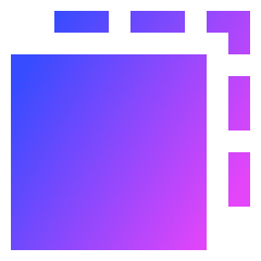 Copy 1 Icon from Sharp Gradient Set