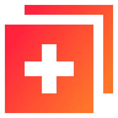 Copy 2 Icon from Sharp Gradient Set
