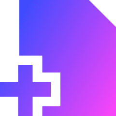 File Add Alternate Icon from Sharp Gradient Set