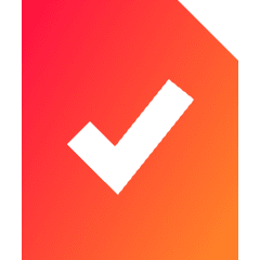 File Check Icon from Sharp Gradient Set