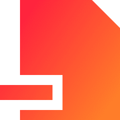 File Remove Alternate Icon from Sharp Gradient Set