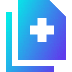 Merge PDF Icon from Sharp Gradient Set