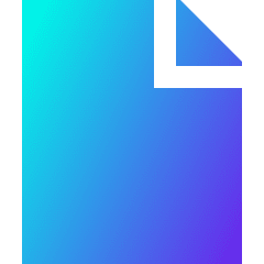 New File Icon from Sharp Gradient Set