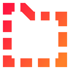 New Folder Dash Icon from Sharp Gradient Set