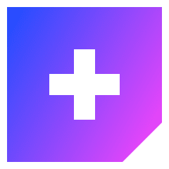 Sticky Note Add Icon from Sharp Gradient Set
