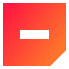 Sticky Note Remove Icon from Sharp Gradient Set