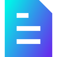 Text File Icon from Sharp Gradient Set