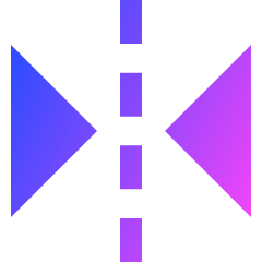 Flip Horizontal Arrow 1 Icon from Sharp Gradient Set