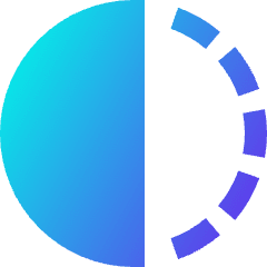 Flip Horizontal Circle 1 Icon from Sharp Gradient Set