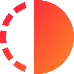 Flip Horizontal Circle 2 Icon from Sharp Gradient Set
