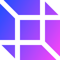 Cube Shape 2 Icon from Sharp Gradient Set