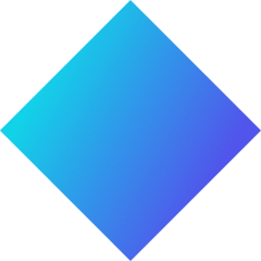Diamond Shape Icon from Sharp Gradient Set