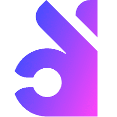 Ok Hand Icon from Sharp Gradient Set