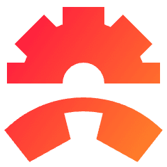 Customer Support Setting Icon from Sharp Gradient Set