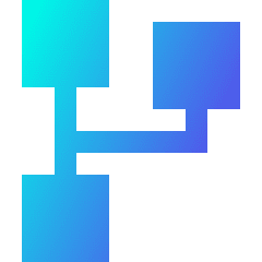 Hierarchy 6 Icon from Sharp Gradient Set