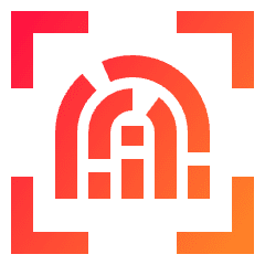 Fingerprint Scan 2 Icon from Sharp Gradient Set