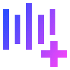 Voice Increase Icon from Sharp Gradient Set