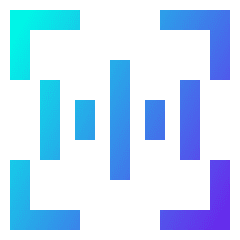 Voice Scan 2 Icon from Sharp Gradient Set
