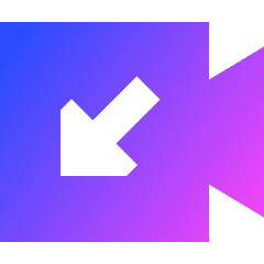 Incoming Video Call Icon from Sharp Gradient Set
