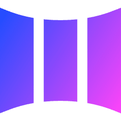 Panoramic Screen Icon from Sharp Gradient Set