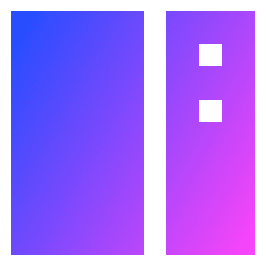 Layout Right Sidebar Icon from Sharp Gradient Set