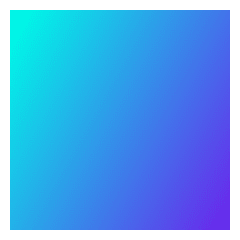 Layout Square Icon from Sharp Gradient Set