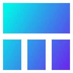 Layout Window 16 Icon from Sharp Gradient Set