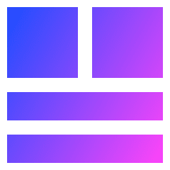 Layout Window 17 Icon from Sharp Gradient Set
