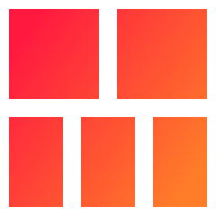 Layout Window 18 Icon from Sharp Gradient Set