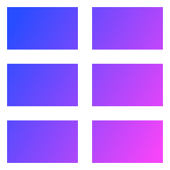 Layout Window 21 Icon from Sharp Gradient Set