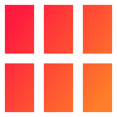 Layout Window 22 Icon from Sharp Gradient Set