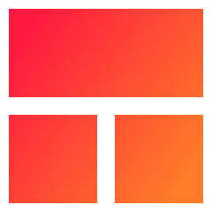 Layout Window 26 Icon from Sharp Gradient Set