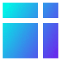 Layout Window 34 Icon from Sharp Gradient Set
