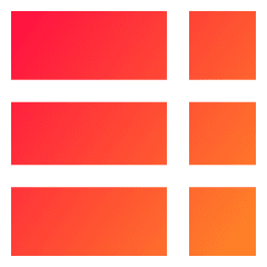 Layout Window 36 Icon from Sharp Gradient Set