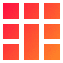 Layout Window 44 Icon from Sharp Gradient Set